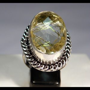 Golden Rutile Ring